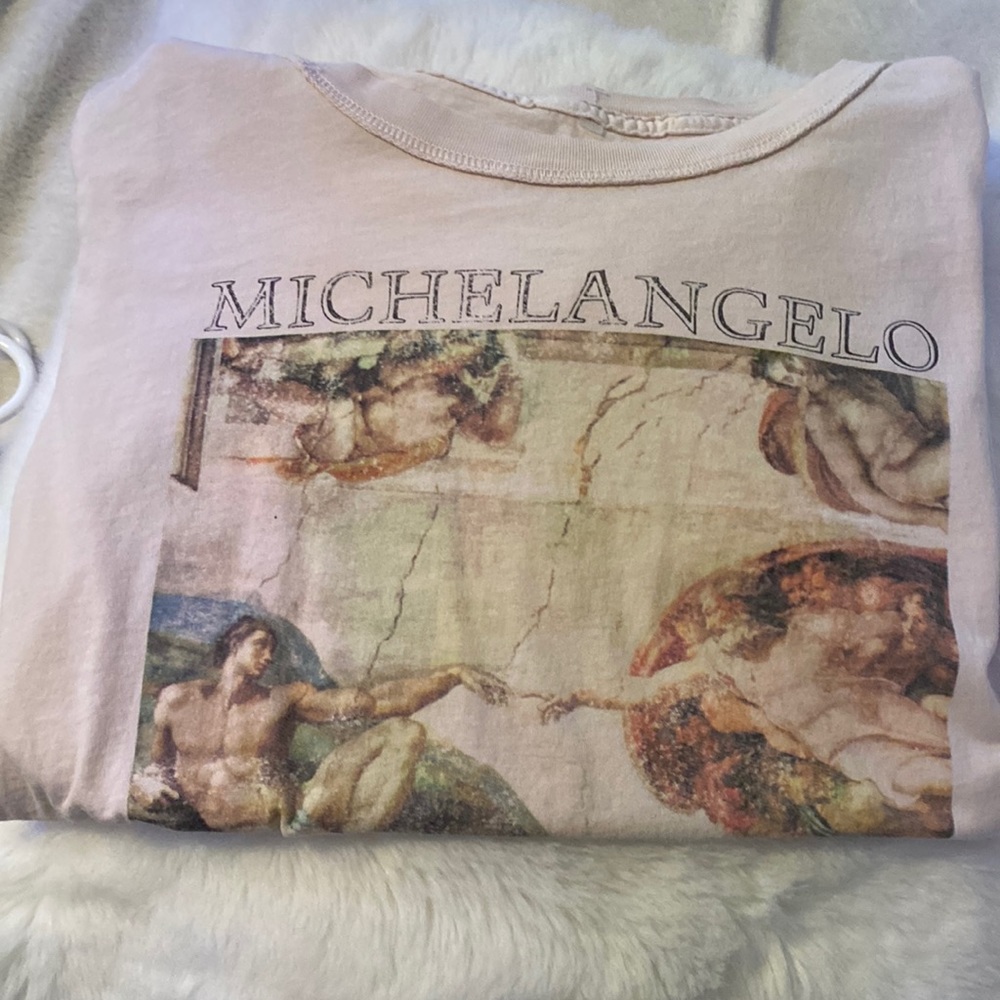 vintage michel angelo shirt